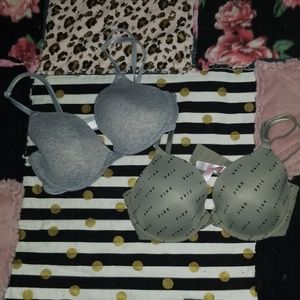 Victoria Secret Pink Bras Sz 34C